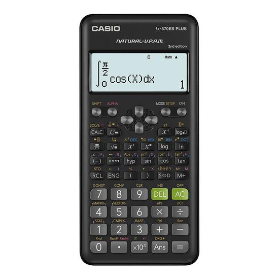 Calculadora Cientifica Casio FX-570ES Plus 2ND Edition - Preto