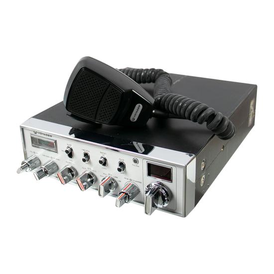 Radio Amador Voyager VR-3900 - 240 Canais - AM/FM/SSB - Preto