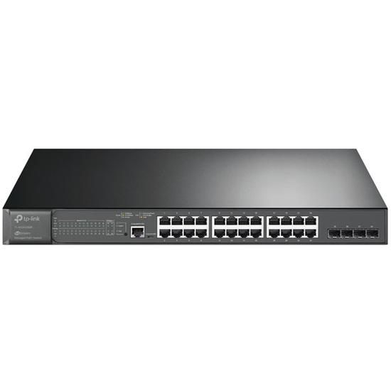 Switch TP-Link Jetstream TL-SG3428MP com 24 Portas Ethernet de 10/100/1000 MBPS - Preto