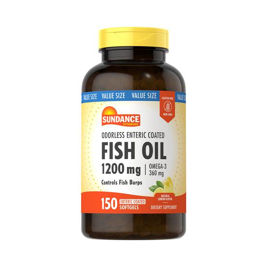 Ant_Vitaminas Sundance Fish Oil 1200MG OMEGA-3 360MG 150 Capsulas