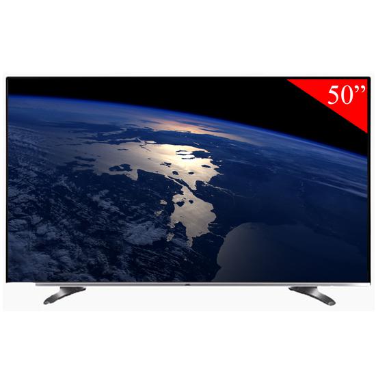 Smart TV LED de 50" JVC LT-50N940U2 4K Uhd com Wi-Fi/ HDMI/ USB/ Bivolt - Prata/ Preto