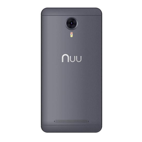 Celular Nuu A3 5.0/ Quad 1.3GHZ/ 8GB/ 1RAM/ 4G Cinza/ Preto