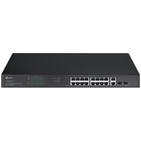 Switch TP-Link TL-SG1218MPE com 18 Portas Ethernet de 10/100/1000 MBPS - Preto