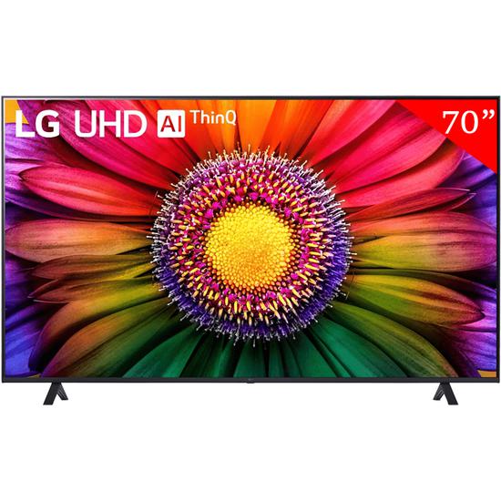 Smart TV LED de 70" LG 70UR8750PSA 4K com Bluetooth/HDMI/USB/Webos (2023) - Preto