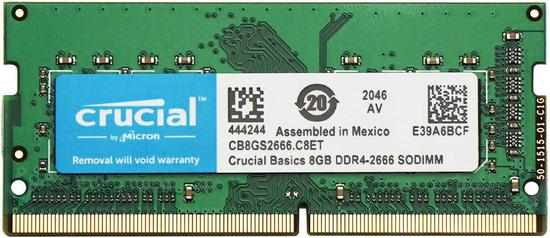 Memoria para Notebook 8GB Crucial DDR4 2666MHZ CB8GS2666