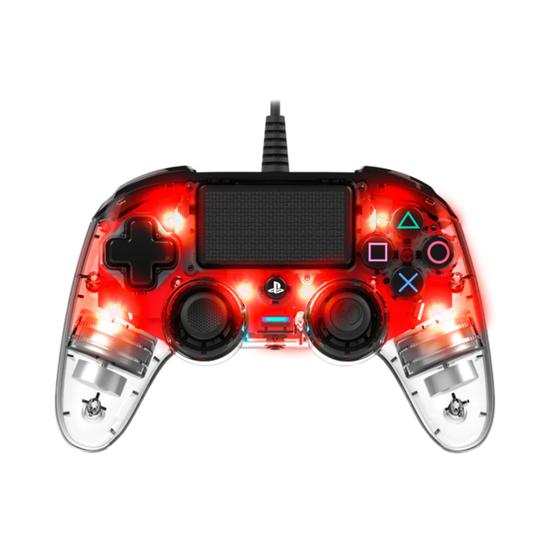 Ant_Controle Pro Nacon Wired Illuminated PS4 - Vermelho (360868)