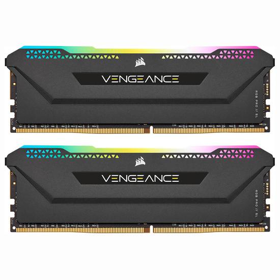 Memoria Ram Corsair Vengeance RGB Pro SL DDR4 16GB (2X8GB) 3200MHZ - Preto (CMH16GX4M2E3200C16)