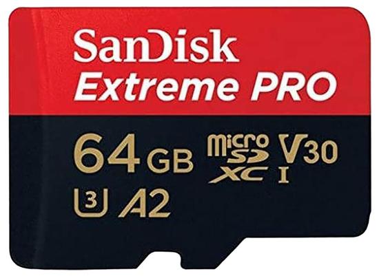 Memoria Micro SD Sandisk 64GB Extreme Pro SDXC/Uhs-I 200MB/s