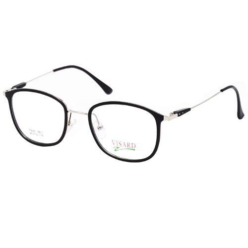 Oculos de Grau Visard TR1820 Unissex, Tamanho 48-12-138 C2, Metal - Preto