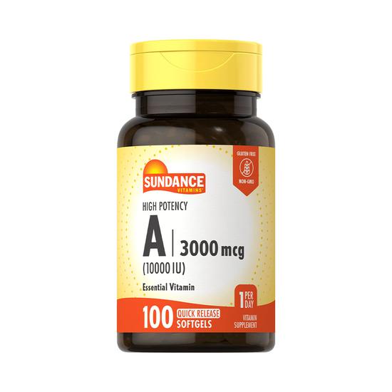 Ant_Vitaminas Sundance High Potency A 10.000 Iu 100 Capsulas