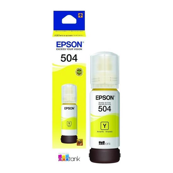 Frasco de Tinta Epson T504420-Al 70ML - Amarelo