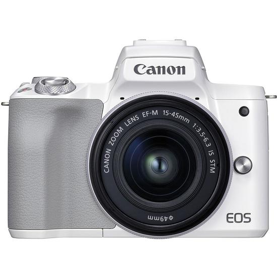 Camera Canon Eos M50 MK II Kit 15-45MM F/3.5-6.3 Is STM - Branco
