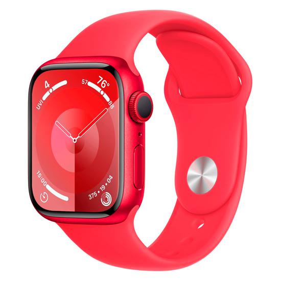 Apple Watch Series 9 MRXH3LL/A Caixa Aluminio 41MM Vermelho - Esportiva Vermelho (Caixa Danificada)