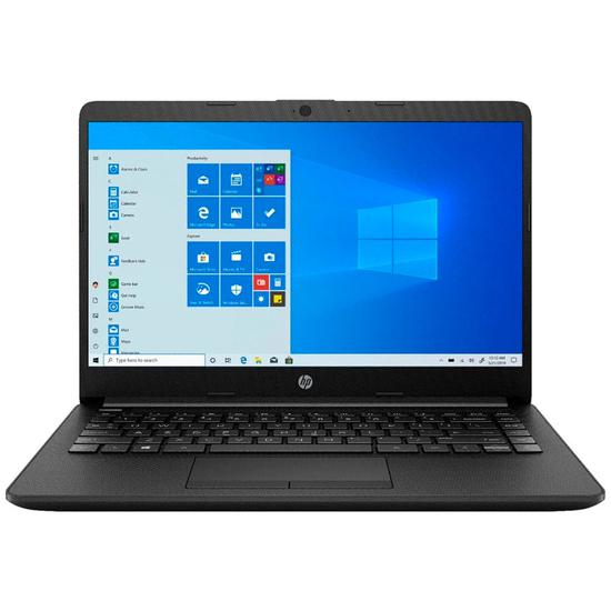 Notebook HP 14-DK1013DX 14" AMD Athlon Silver 3050U 128GB SSD 4GB Ram - Preto