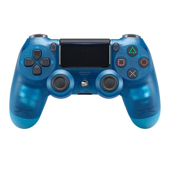Controle para Console Play Game Dualshock - Bluetooth - para Playstation 4 - Transparente Blue - Sem Caixa