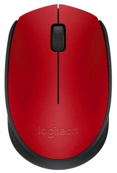 Mouse Logitech M170 Wireless 2.4GHZ Vermelho