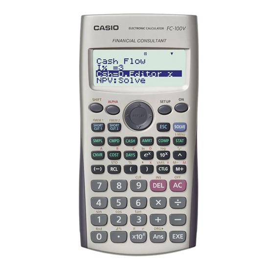 Calculadora Financeira Casio FC-100V