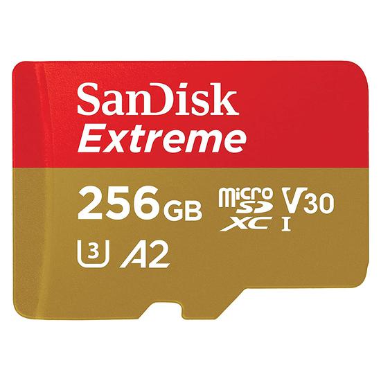Cartao de Memoria Micro SD Sandisk Extreme 256GB - (SDSQXAV-256G-GN6MA)