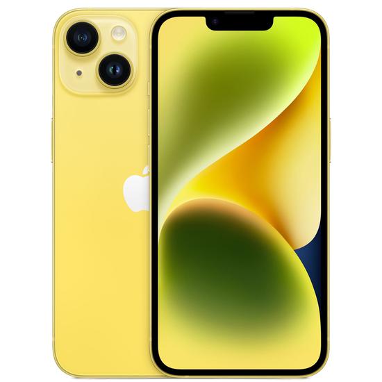 Apple iPhone 14 Plus LL 128GB Tela Super Retina XDR 6.7 Dual Cam 12+12MP/12MP Ios 16 Yellow - Swap 'Grado C'(Esim)(Garantia Apple)