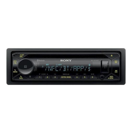Auto Rádio CD Player Sony MEX-N5300BT USB/Aux/CNT/2BLUETOOH