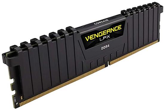 Mem DDR4 16GB 3600 Corsair Vengeance LPX Black