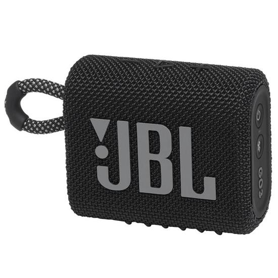 Caixa de Som JBL Go 3 com Bluetooth 4.2W RMS  Black