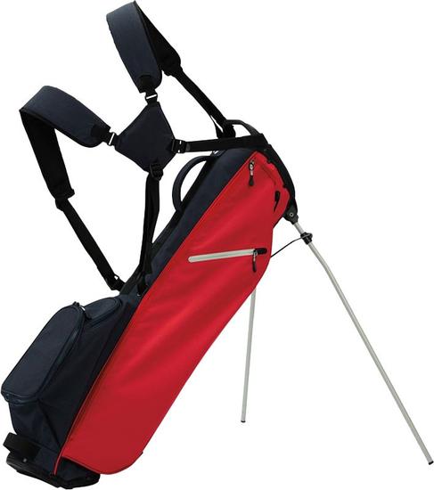 Bolsa de Golfe Taylormade Flextech Carry Custom Stand Bag TM24 N2655501 - Dark Navy/Red