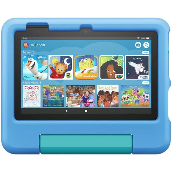 Tablet Amazon Fire 7 Kids Edition de 7" 2/16GB 12A Geracao (2023) - Blue (Caixa Feia)