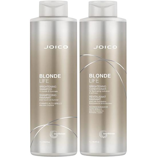 Kit Joico Blonde Life Brightening Duo Shampoo 1L + Condicionador 1L