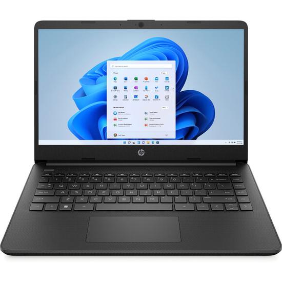 Notebook HP 14-DQ0526LA - Celeron N4120 1.1GHZ - 4/128GB SSD - Mouse + Capa - 14" - Preto