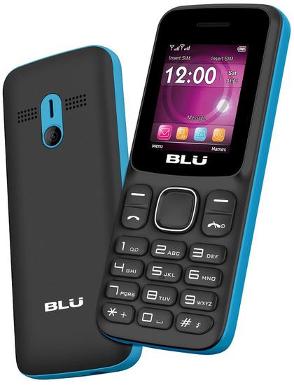 Celular Blu Z4 Z194 1.8" Dual Sim Bluetooth Radio FM - Preto/Azul