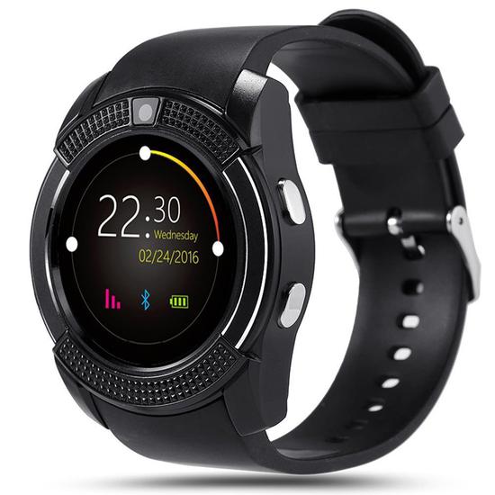 smartwatch v8 black