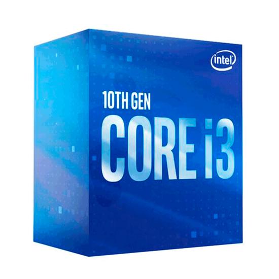 Processador Intel Core i3-10100 Socket 1200 4 Core 8 Threads 3.6GHZ e 4.3GHZ Turbo Cache 6MB