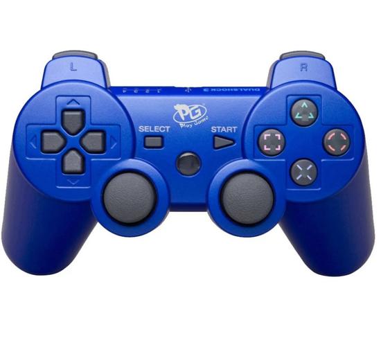Controle Dualshock 3 PS3 Play Game Azul