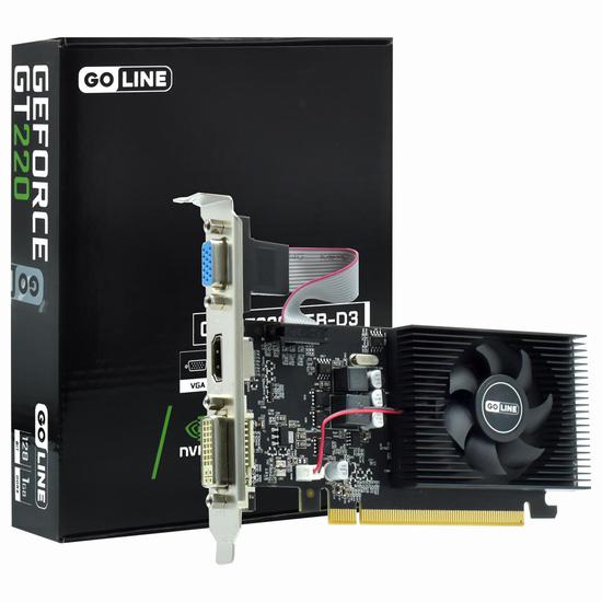 Placa de Vídeo Goline V2 1GB Geforce GT220 DDR3 - GL-GT220-1GB-D3