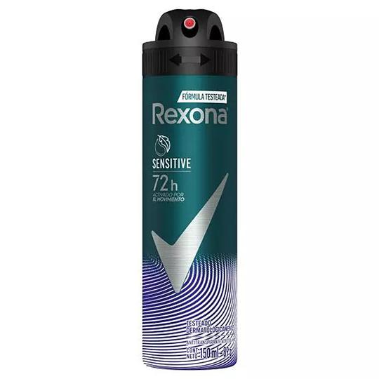 Desodorante Rexona Men Sensitive 72H - 150ML