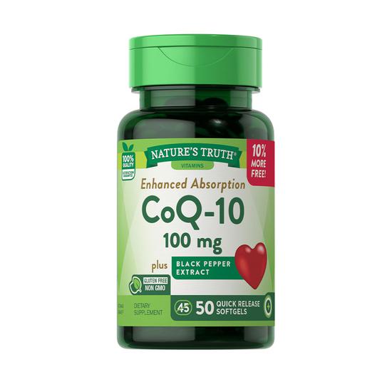 Ant_Vitamina Nature s Truh Enhanced Absorption COQ-10 100 MG 50 Capsulas