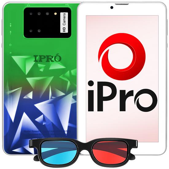Tablet Ipro SPEED-5 4G/ Wi-Fi 32GB/ 2GB Ram de 7" 2MP/ 2MP - Azul/ Verde