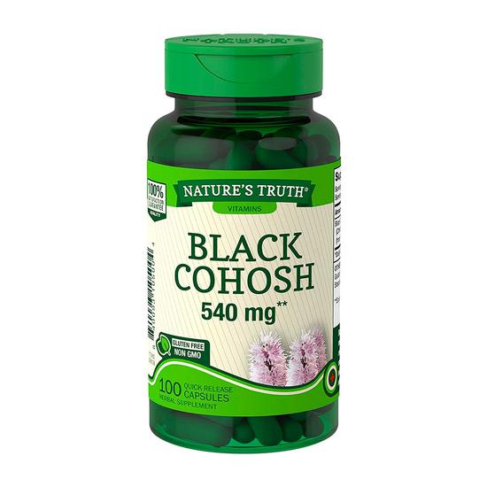 Black Cohosh Nature's Truth 540MG** 100 Capsulas