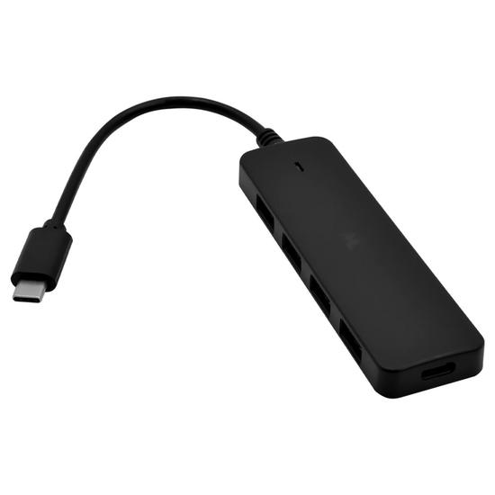 Hub USB Type-C Mtek HB-531TC 4 Portas / USB 3.1 - Preto