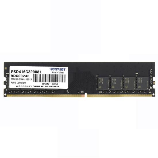 Memoria Ram Patriot Signature Line DDR4 16GB 3200MHZ - Preto (PSD416G320081)