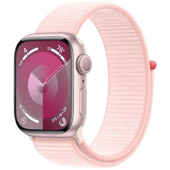 Apple Watch Series 9 41 MM MR953LL A2978 GPS - Pink Aluminum/Light Pink Sport Loop