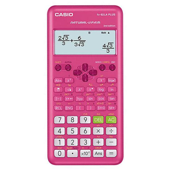 Calculadora Cientifica Casio FX-82LA Plus 2DA Edicion - Rosa