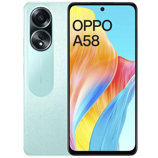 Smartphone Oppo A58 DS CPH2577 Tela 6.72 / 8/ 256GB / Cam 50MP+2MP / Android 13 - Green