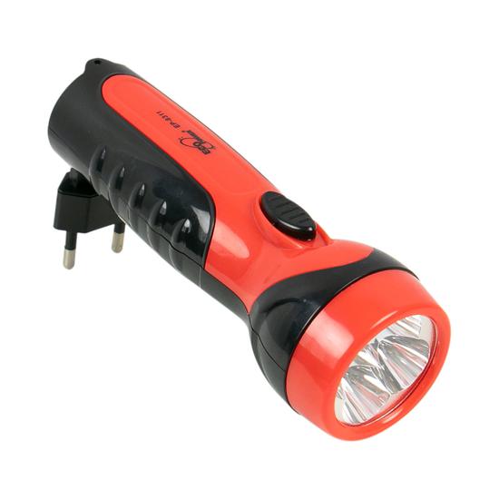 Lanterna Ecopower EP-8311 - Recarregavel - Bivolt - Preto e Vermelho