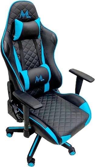 Cadeira Gamer Mtek MK01 Reclinavel - Preto/Azul