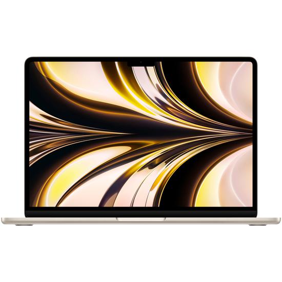 Apple Macbook Air 2022 MLY13LL/ A M2 8-Core Cpu / Memoria 8GB / SSD 256GB / Liquid Retina 13.6 - Starlight