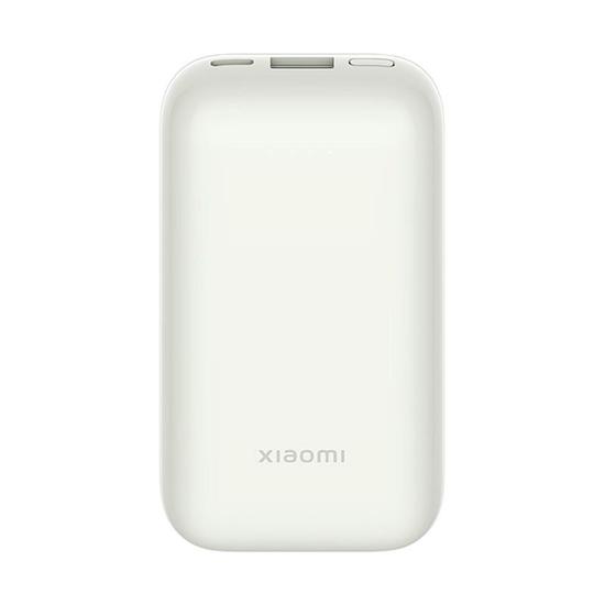 Carregador Portatil Xiaomi 33W Power Bank Pocket Edition PB1030ZM 10.000MAH USB e USB-C Branco