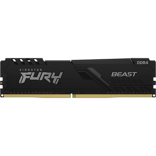 Memoria Ram para PC Kingston Fury Beast KF426C16BB/4 de 4GB DDR4/2666MHZ - Preto
