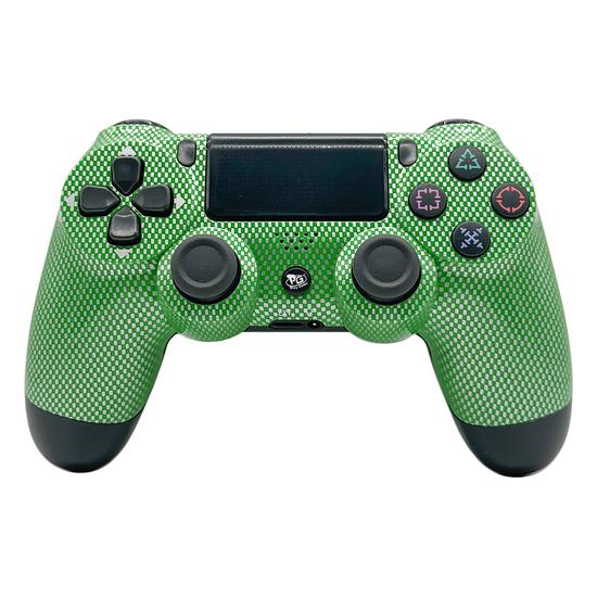 Controle para Console Play Game Dualshock - Bluetooth - para Playstation 4 - Green Mesh - Sem Caixa